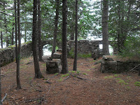 Eagle Lake Arches, Acadia National Park abandoned ruins