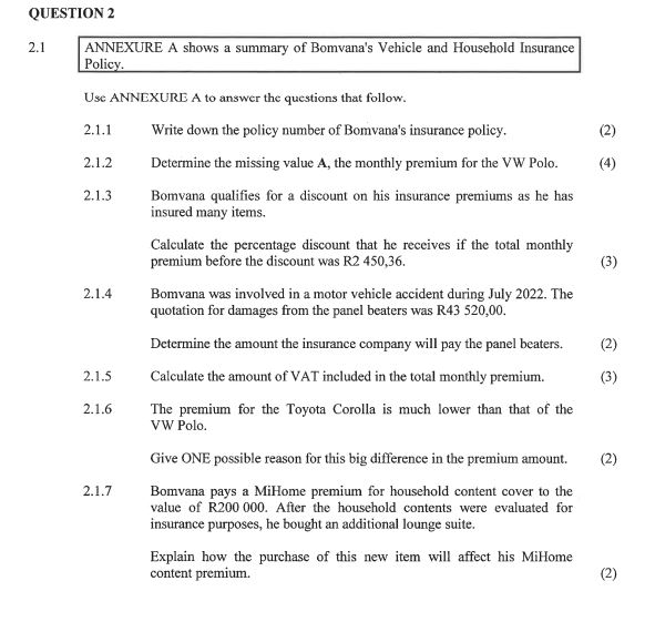VAT AND HIRE PURCHASE