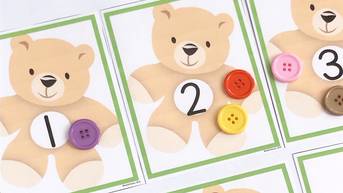 Corduroy Number Sense Activities for Preschool | Lets Play.Learn.Grow