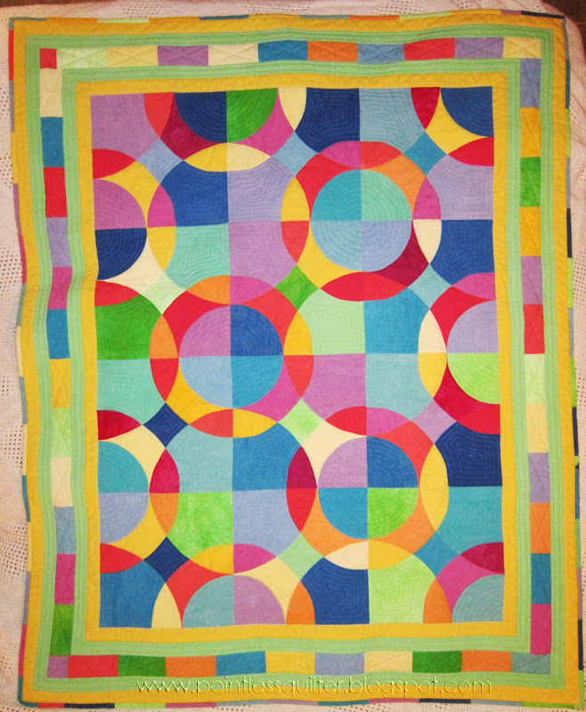 Circle Pizzazz Quilt and some other stuff