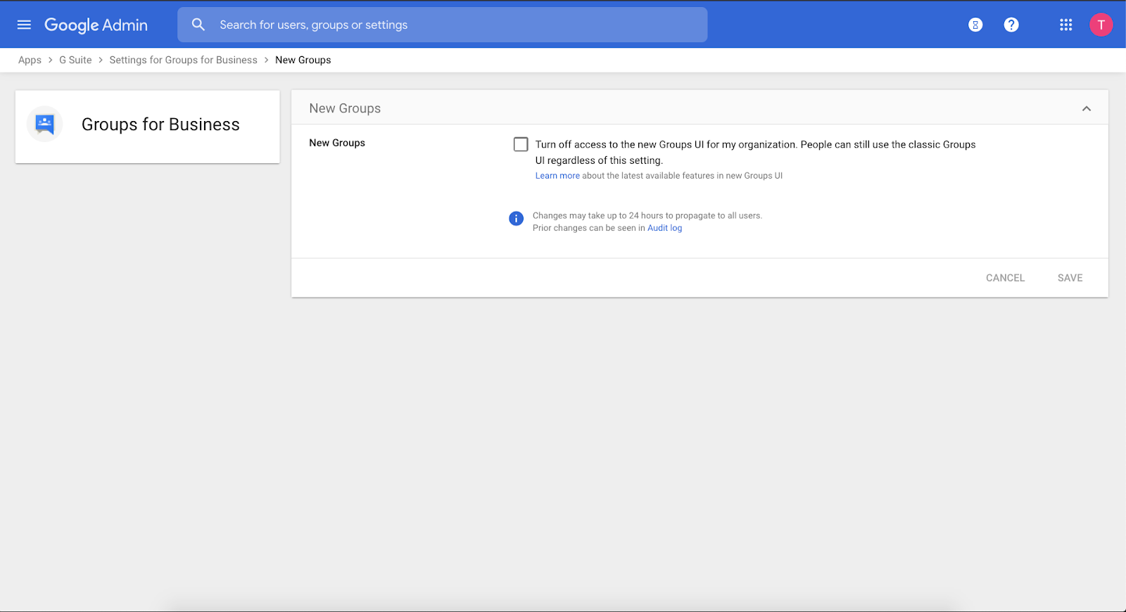 New Google Groups to replace classic Groups on Nov. 16 / U-M