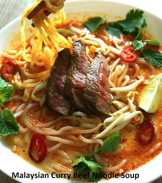 Malaysian Curry Beef Noodle Soup