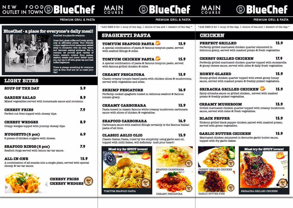 Blue Chef Premium Grill & Pasta @ I-Avenue, Bayan Lepas, Penang