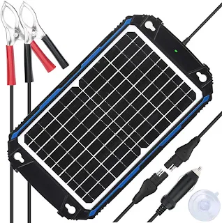 Waterproof 12W Solar Battery Panel Charger