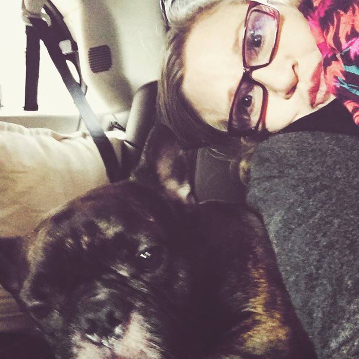 The puppy of the late Carrey Fisher remains active on Instagram.