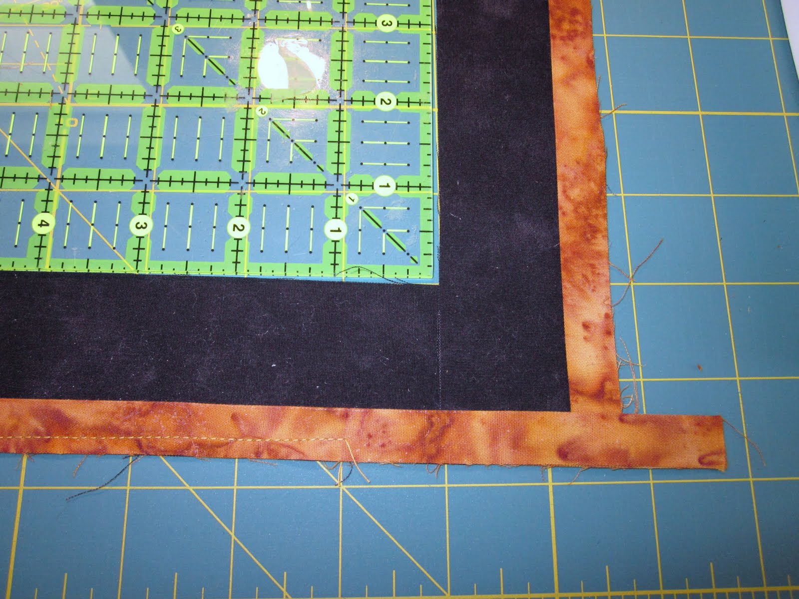 The Casual Quilter Flange border