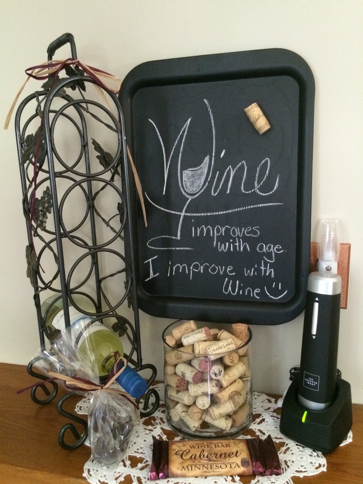 Creative Quest Wine Chalkboard