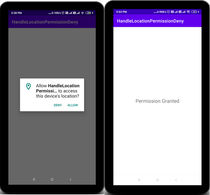 TutorialsBuzz Android Handle Location Permission Deny (Don't Ask Again)