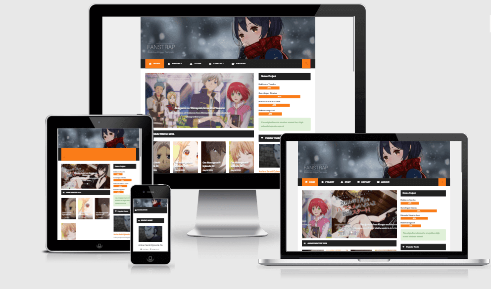 Anime Blogger Templates