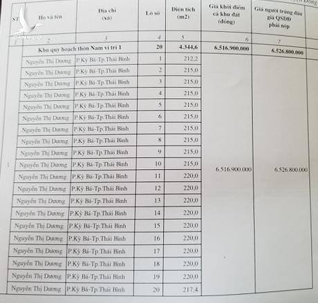 Cơ quan Thuế tiết lộ sự vô lý của cty BĐS Dương Đường trong các cuộc đấu giá đất