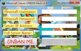 minecraft server unban hack