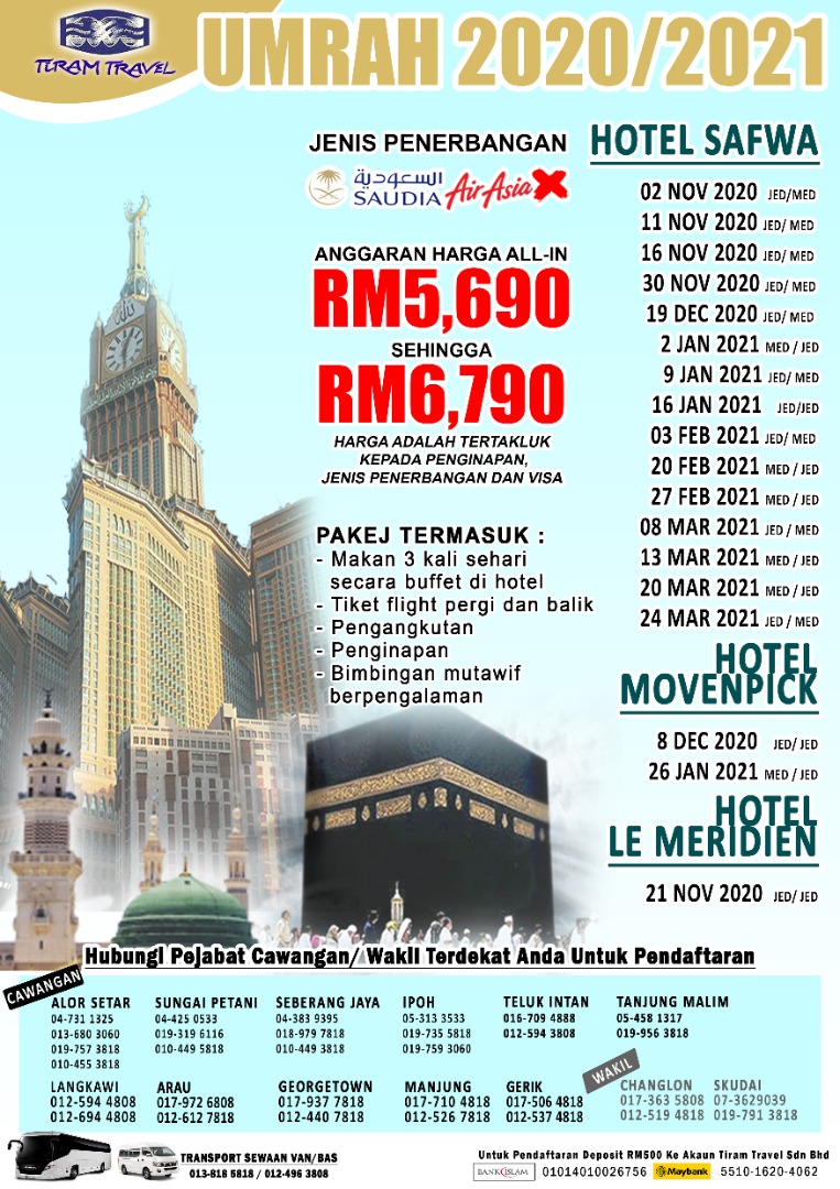 Umrah 2022 kursus Pakej Umrah