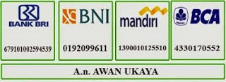 Bank Denature Indonesia atas nama Awan Ukaya
