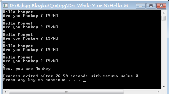 Newbie Coding C++: Coding C++ Do-While Yes/No