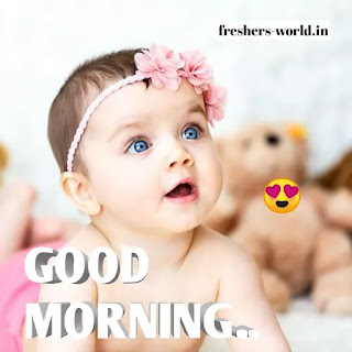 good morning with baby, good morning images baby