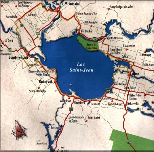 Le blogue des "Bleuets du Lac SaintJean" Tour du Lac SaintJean