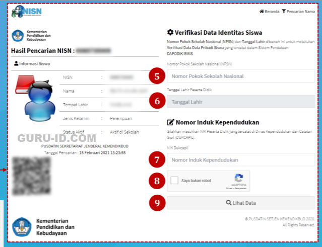 Cara Verval Pd Kelas 6 9 Dan 12 Di Nisn Data Kemdikbud Go Id Info Pendidikan Terbaru