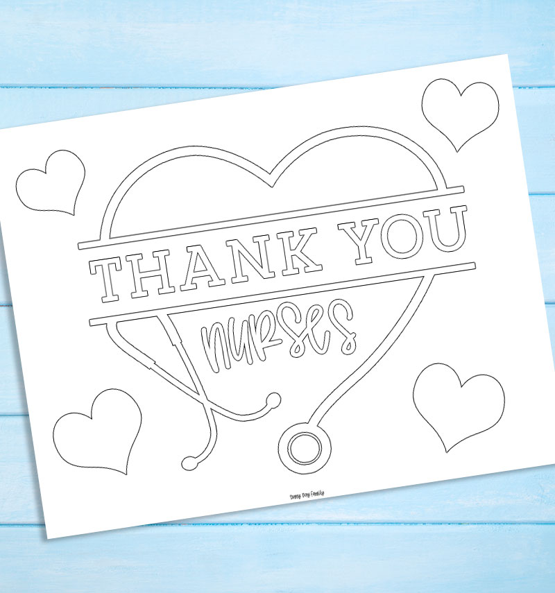 Happy Nurses Day Coloring Page Happy Nurses Day Coloring Page