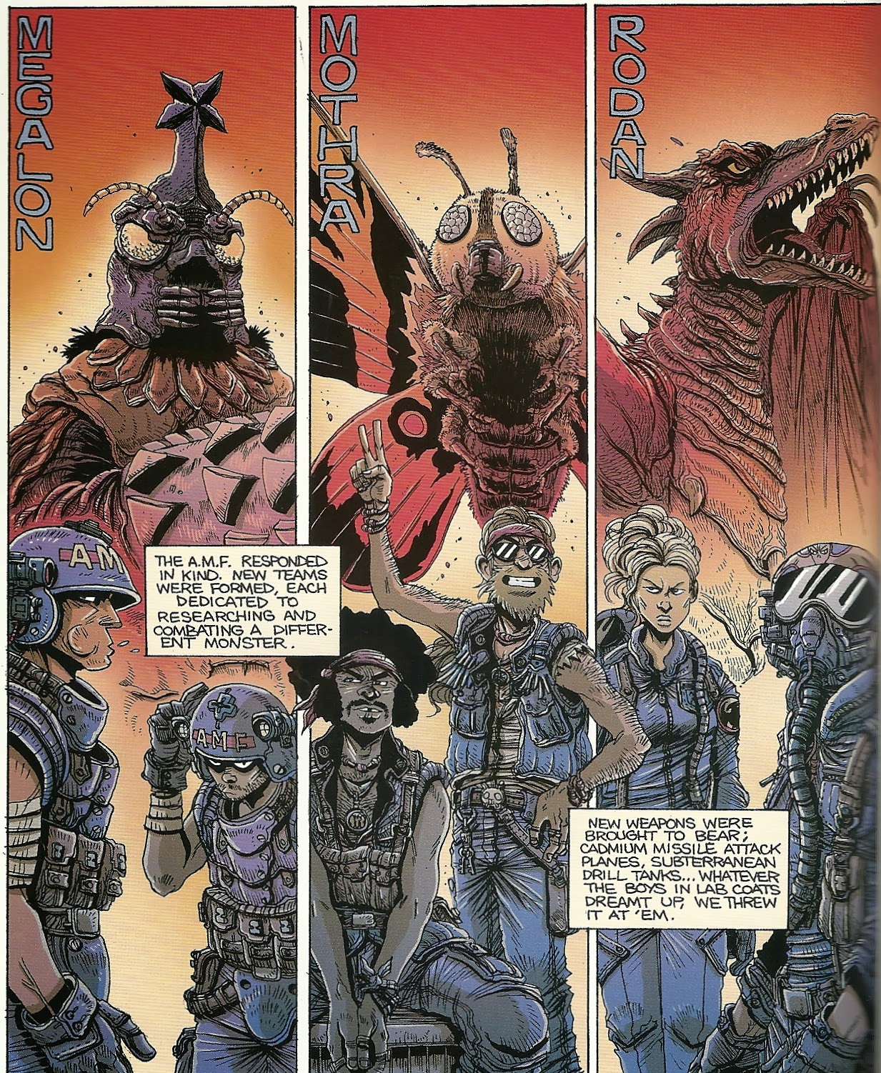 Every Day Is Like Wednesday: 42 awesome things about James Stokoe's Godzilla:  The Half-Century War