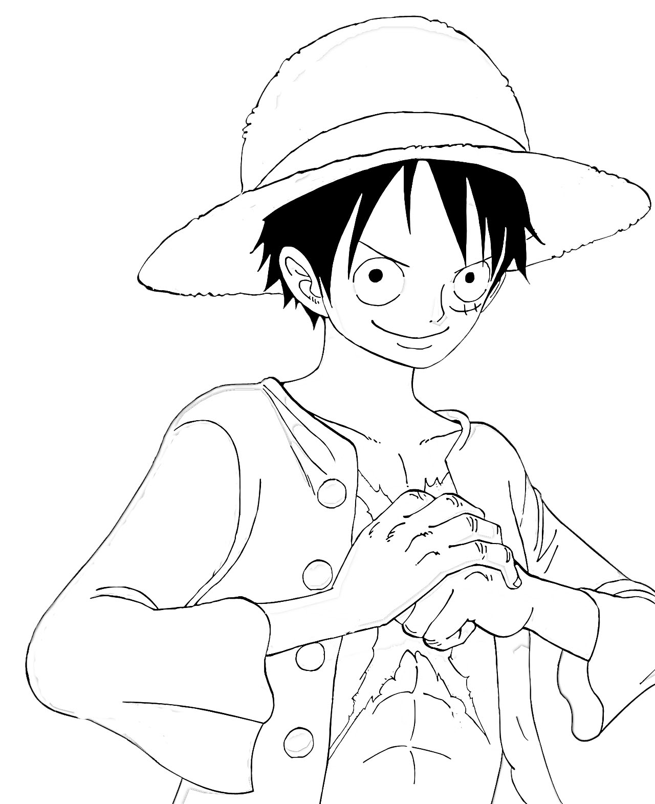 One Piece Coloring Pages PDF Printable