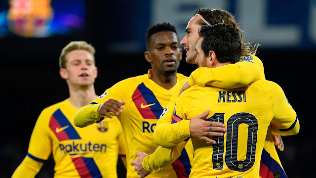 برشلونة يعود بتعادل ثمين أمام نابولي برشلونة يعود بتعادل ثمين أمام نابولي