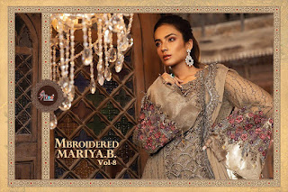 Shree fab Mbroidered mariya b vol 8 Pakistani Suits