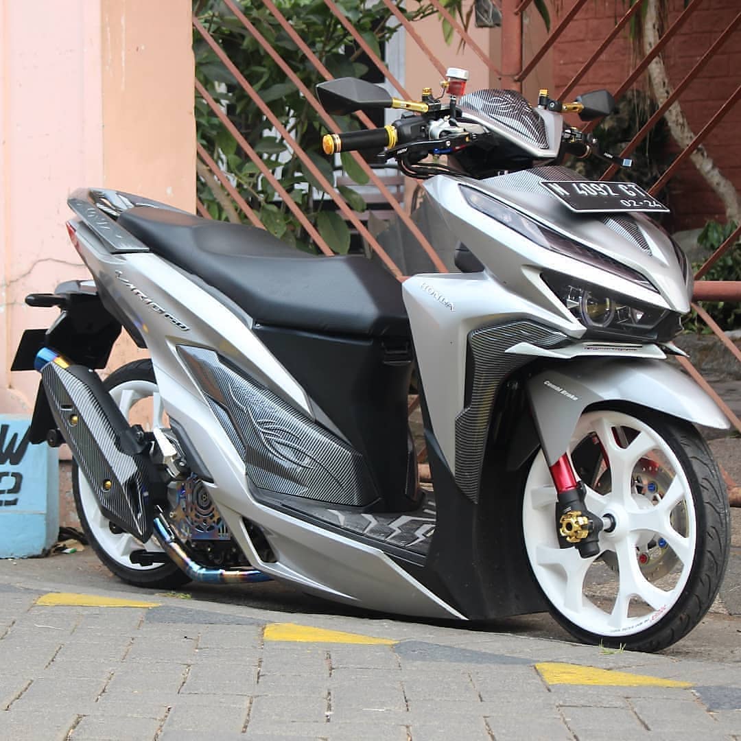 Modifikasi Motor Vario Techno 150