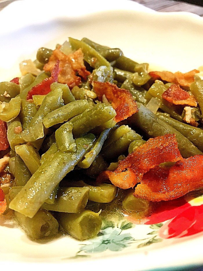 Slow-Cook Country Green Beans with Bacon