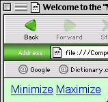 MSIE 5.1.6's minimized window