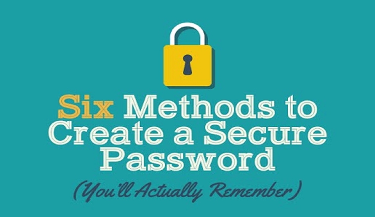 Six Methods to Create a Secure Password You’ll Actually Remember #infographic