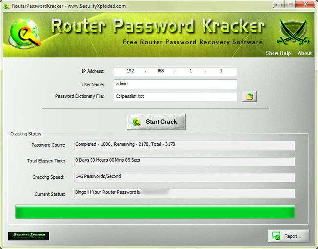 برنامج Router Password Kracker لمعرفة الرقم السرى لشبكات الواى فاى 