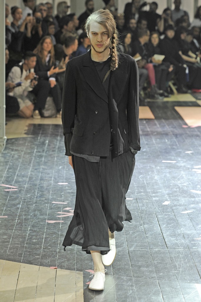 Yohji Yamamoto Menswear spring 2014