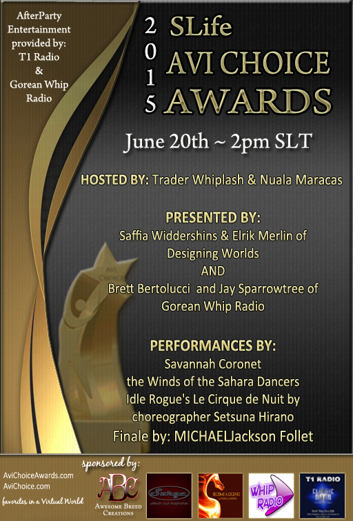 Echt Virtuell Die Gewinner der Avi Choice Awards SLife