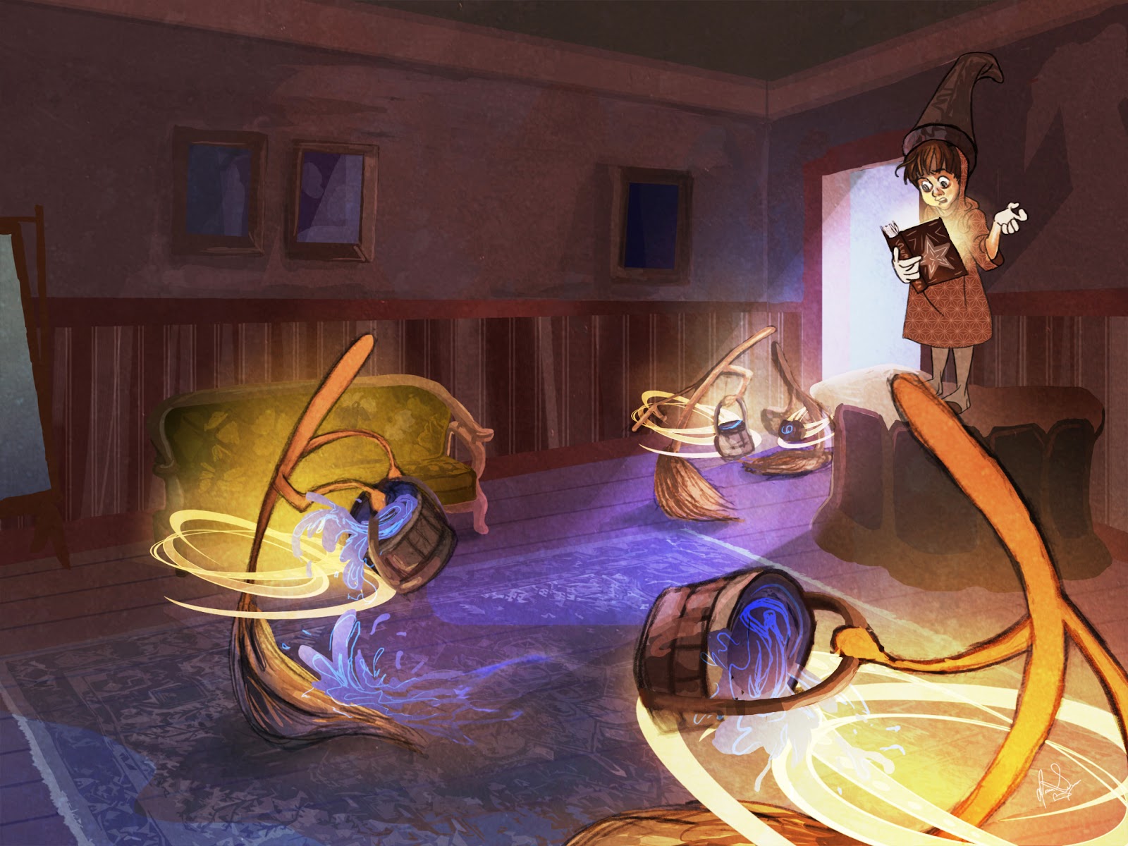 Jessa Sininger's Art Blog The Sorcerer's Apprentice