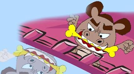 WOAINI MANDARIN: 狗和它的倒影 Anjing & Bayangannya