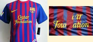 FC Barcelona shirt: before and after