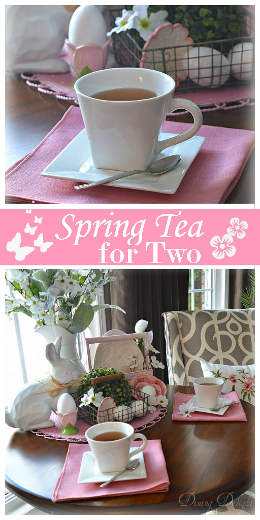 Dining Delight: Pink & White Spring Tea for Two