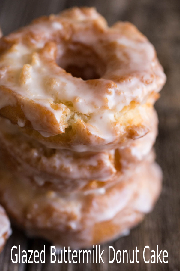 Glazed Buttermilk Donut Cake happy cook