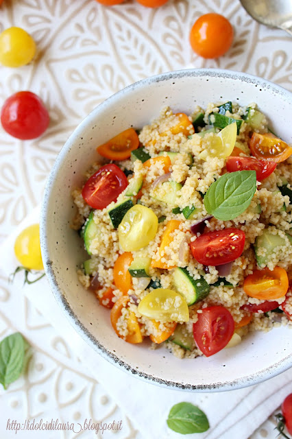 Couscous con pomodorini e zucchine