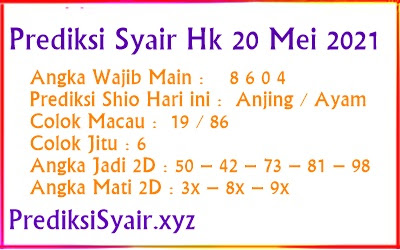 Prediksi Togel Hk 20 Mei 2021 Prediksi Syair Togel Kode Syair Sgp Forum Syair Hk Hari Ini