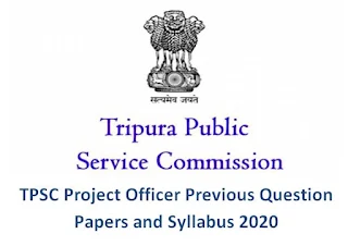 TPSC Project Officer Previous Question Papers