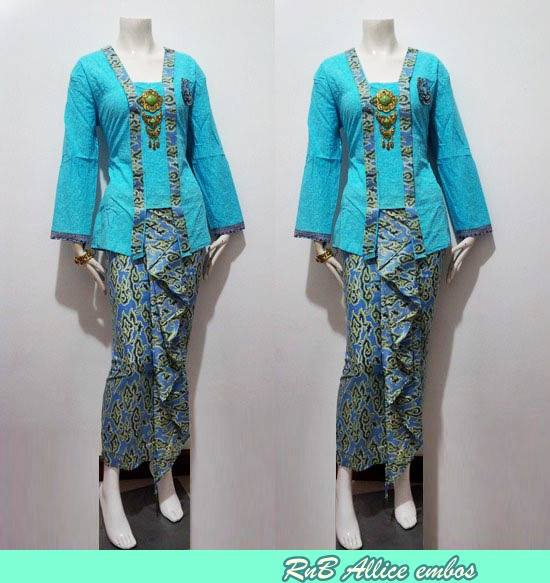 Model Baju Batik Alice Emboss Batik Bagoes Solo 