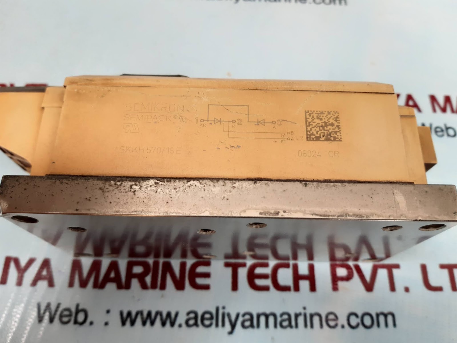 SEMIKRON SEMIPACK 5 SKKH570/16 E THYRISTOR MODULE - Aeliya Marine