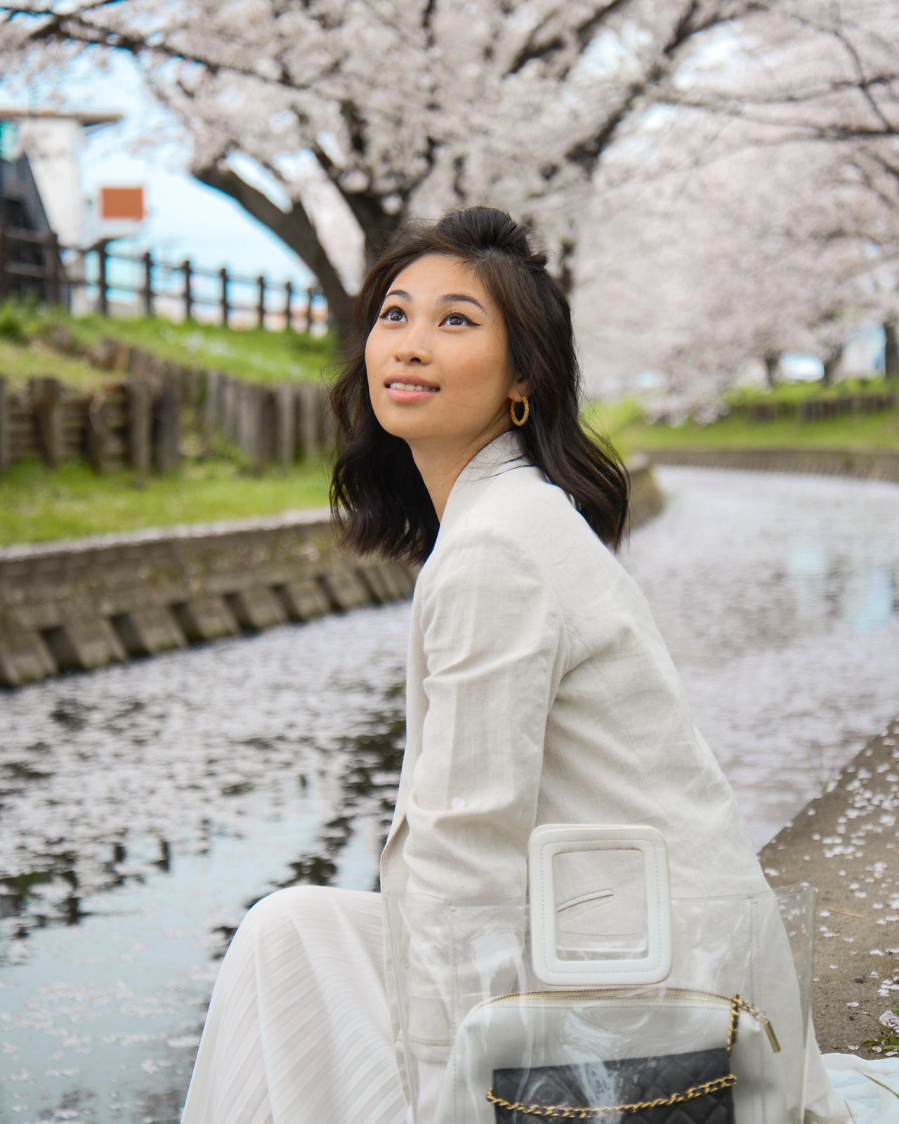 River cherry blossom viewing, Kawagoe Tokyo, Tokyo's Not So Secret Cherry Blossoms Spots That You Might Not Know Of - Style and Travel Blogger Van Le (FOREVERVANNY.com)