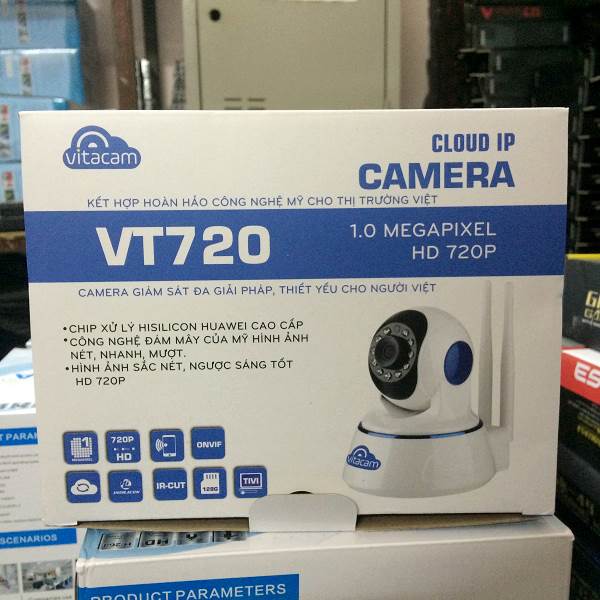 Camera không dây VITACAM VT720P,  Đàm thoại 2 chiều