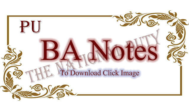  Download BA Notes for PU