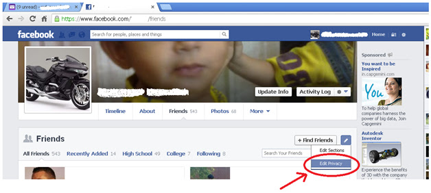 How To Hide Friends List On Facebook