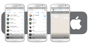 Iphone Theme For Gbwhatsapp Download By Leideh Whatsapp Themes