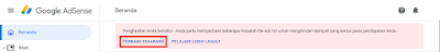 Cara Mudah Mengatasi Penghasilan Anda Berisiko pada Akun Adsense
