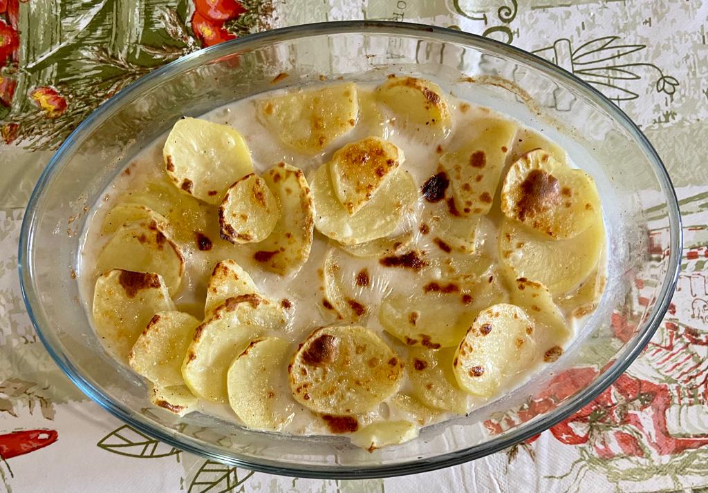 Gratin di Patate Facile (senza glutine) Easy Potato Gratin (Gluten